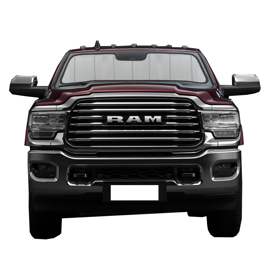 Custom Fit Car Front Window Foldable Sunshade for Dodge RAM HD 2500/3500/4500/5500 (2019-Present)