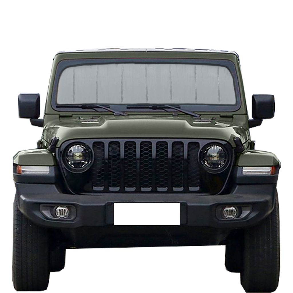 Custom Fit Car Front Window Foldable Sunshade for Jeep Gladiator (2018-Present)