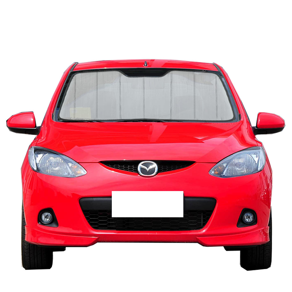 Custom Fit Car Front Window Foldable Sunshade for Mazda 2 DE (2011-2015)