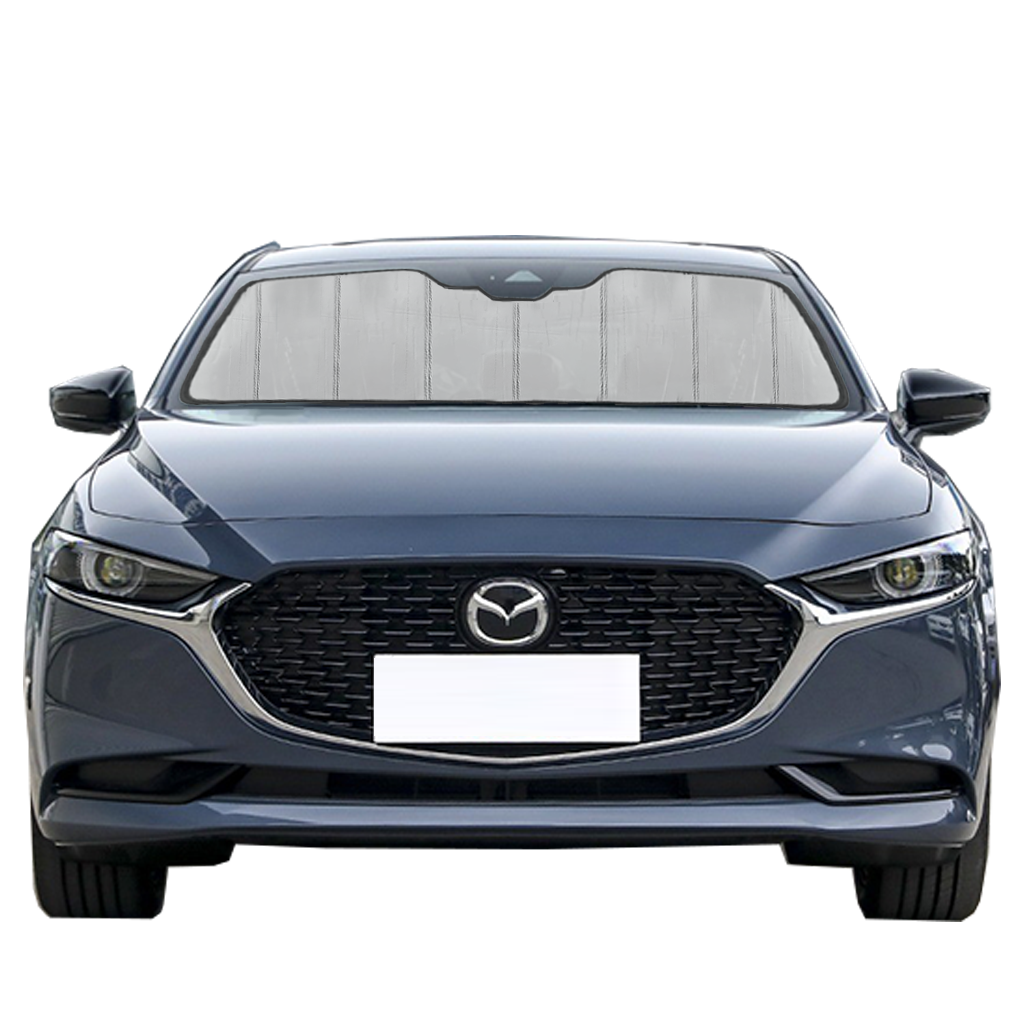 Custom Fit Car Front Window Foldable Sunshade for Mazda 3 Hatchback/Sedan (2003-2009)