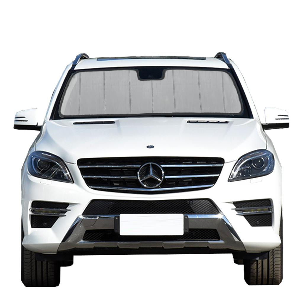 Custom Fit Car Front Window Foldable Sunshade for Mercedes-Benz M-Class (2011-2015) | GL-Class (2013-2015)