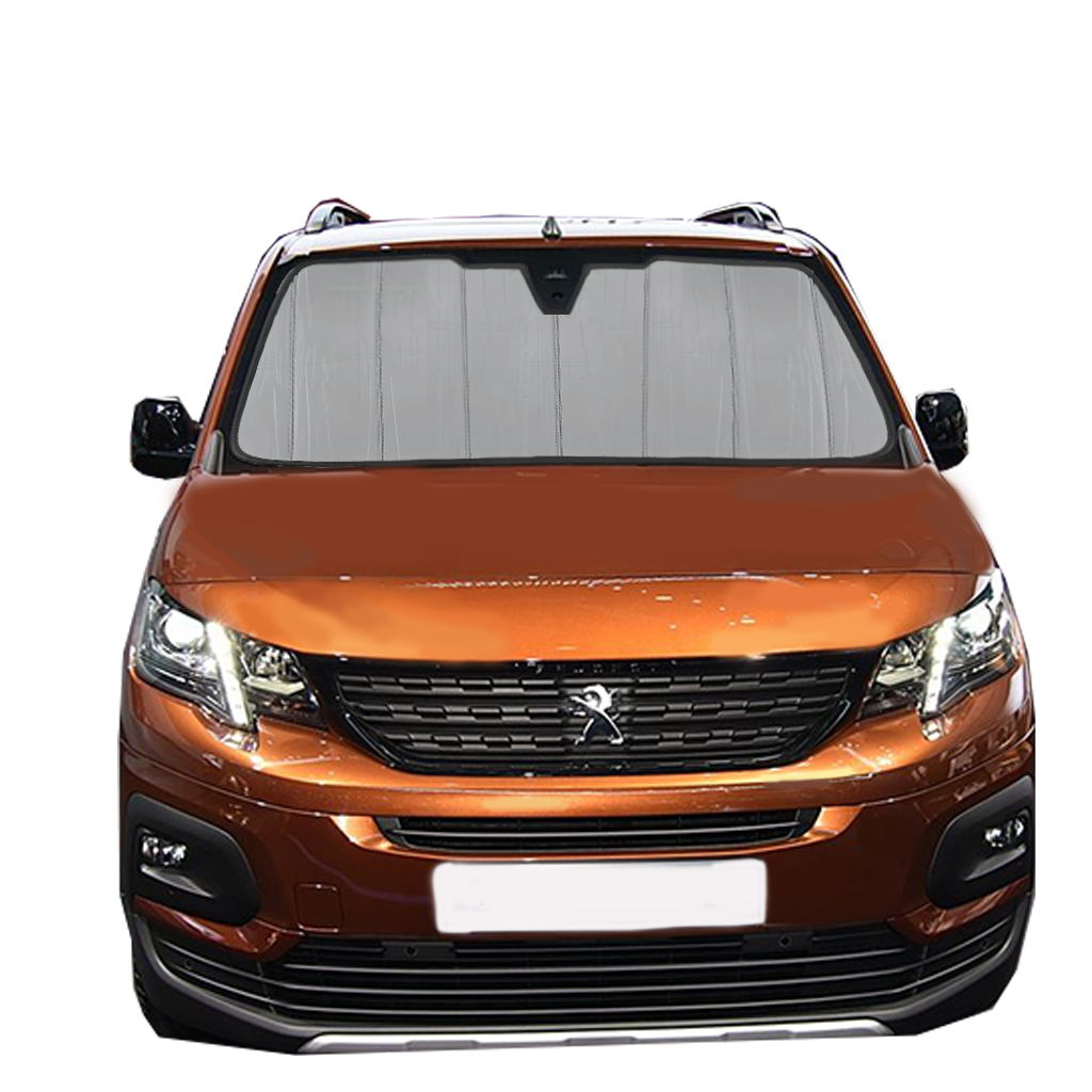 Custom Fit Car Front Window Foldable Sunshade for Peugeot Partner/Rifter | Citroen Berlingo (2018-Present)