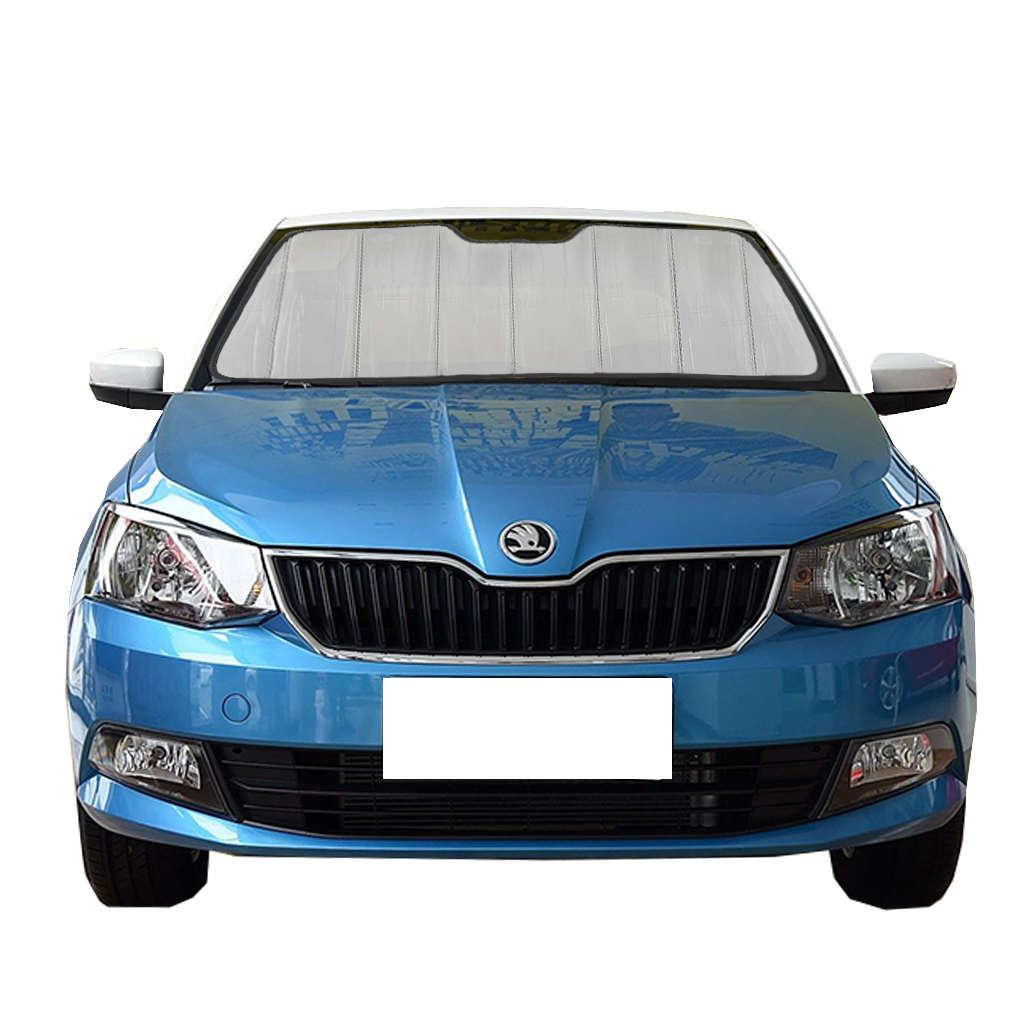 Custom Fit Car Front Window Foldable Sunshade for Skoda Fabia (2007-2015)