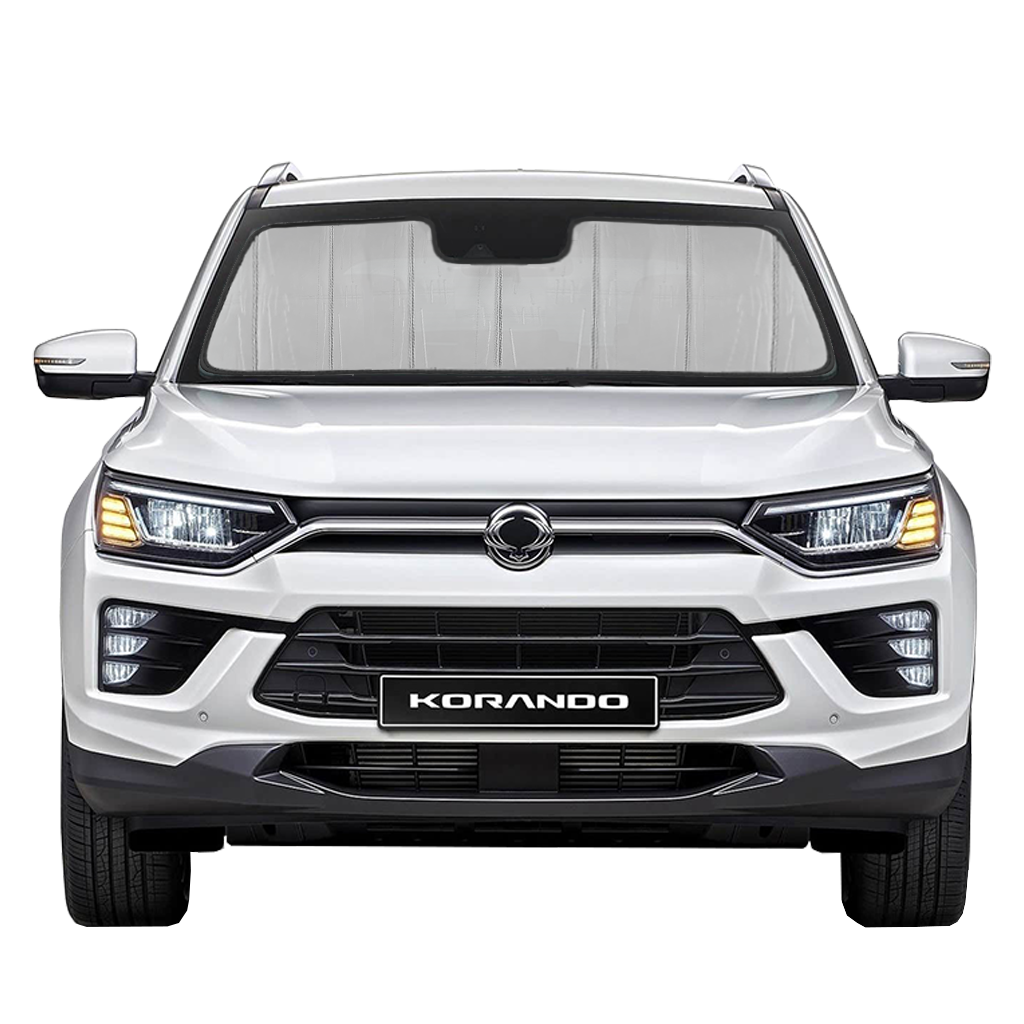 Custom Fit Car Front Window Foldable Sunshade for SsangYong Korando (2019-Present)