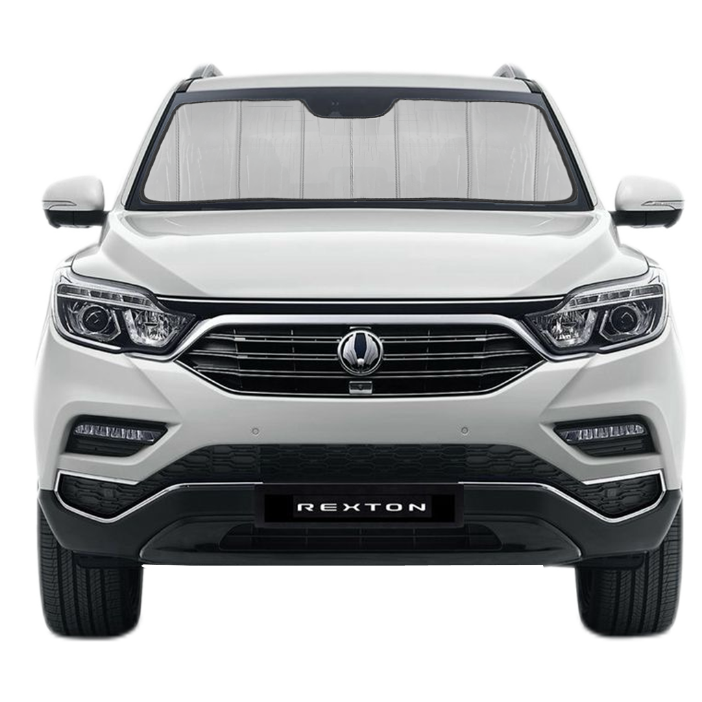 Custom Fit Car Front Window Foldable Sunshade for Ssangyong Rexton (2017-Present)