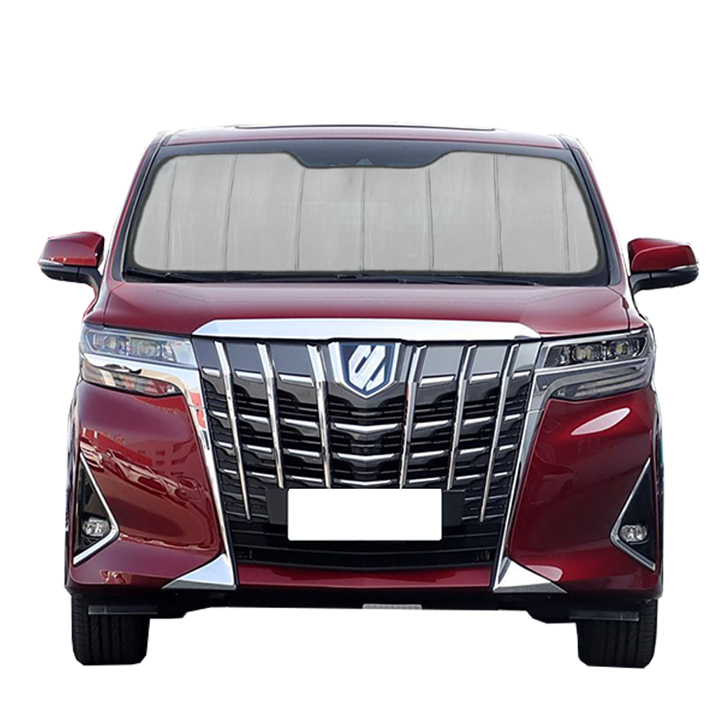 Custom Fit Car Front Window Foldable Sunshade for Toyota Alphard (2015-2023)