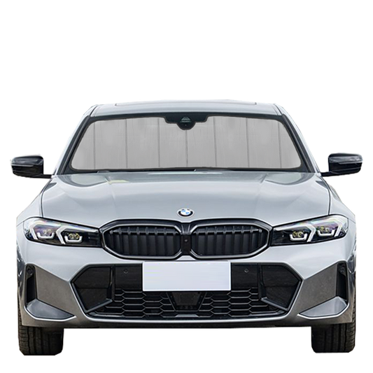 Custom Fit Car Front Window Foldable Sunshade for BMW 3 Series Sedan/Wagon/Coupe/Convertible (2004-2011)
