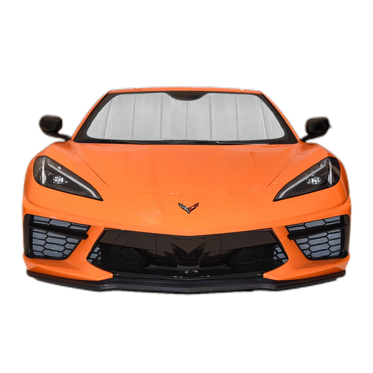 Custom Fit Car Front Window Foldable Sunshade for Chevrolet Corvette  (2020-Present)