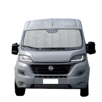 Custom Fit Car Front Window Foldable Sunshade for Fiat Ducato | Peugeot Boxer | Citroen Relay | Vauxhall Movano | Ram ProMaster (2006-Present)