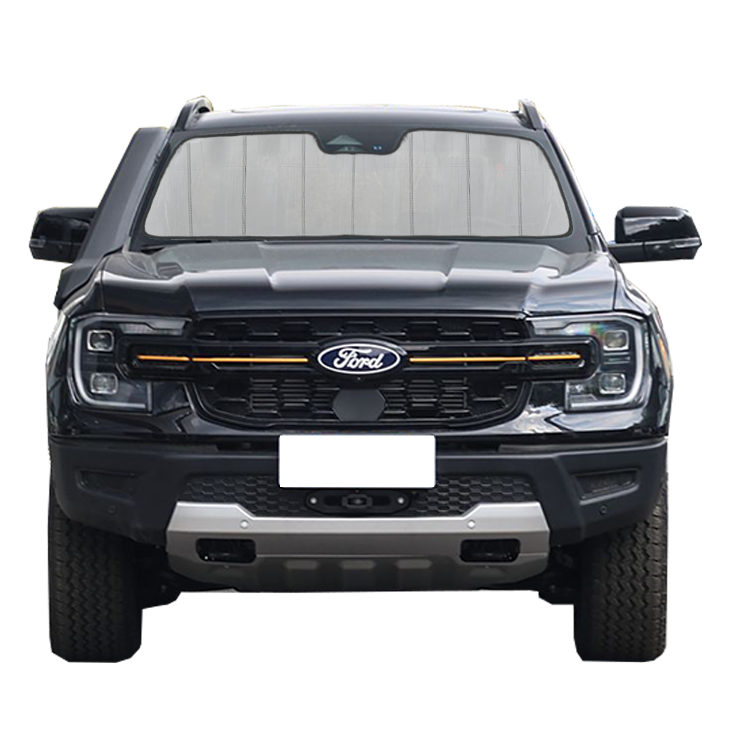 Custom Fit Car Front Window Foldable Sunshade for Ford Ranger 3rd Gen | Everest 2nd Gen | Mazda BT50 (2011-2022)