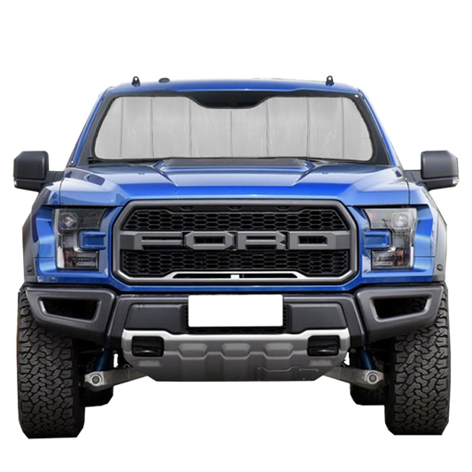 Custom Fit Car Front Window Foldable Sunshade for Ford Super Duty/F-Series/Excursion (1999-2007)