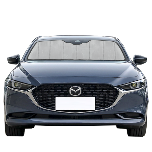 Custom Fit Car Front Window Foldable Sunshade for Mazda 3 Hatchback/Sedan (2003-2009)