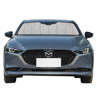Custom Fit Car Front Window Foldable Sunshade for Mazda 3 Hatchback/Sedan (2013-2018)