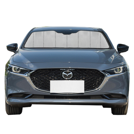 Custom Fit Car Front Window Foldable Sunshade for Mazda 3 Hatchback/Sedan (2013-2018)