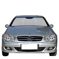 Custom Fit Car Front Window Foldable Sunshade for Mercedes-Benz CLK-Class Coupe/Convertible (2001-2009)
