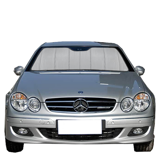 Custom Fit Car Front Window Foldable Sunshade for Mercedes-Benz CLK-Class Coupe/Convertible (2001-2009)