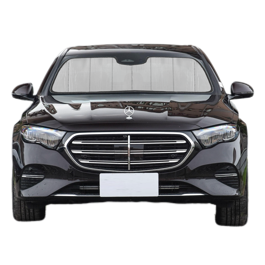 Custom Fit Car Front Window Foldable Sunshade for Mercedes-Benz E-Class (2002-2009)