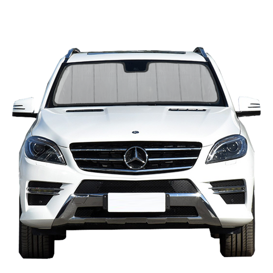 Custom Fit Car Front Window Foldable Sunshade for Mercedes-Benz M-Class (2011-2015) | GL-Class (2013-2015)