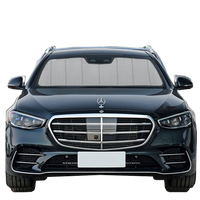 Custom Fit Car Front Window Foldable Sunshade for Mercedes-Benz S-Class Coupe/Convertible (2015-2021)