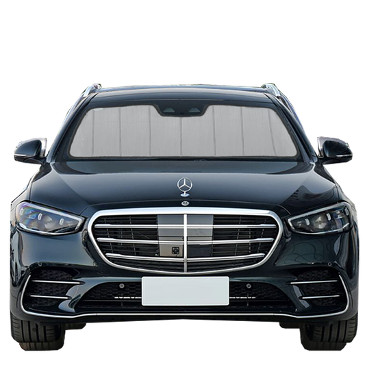 Custom Fit Car Front Window Foldable Sunshade for Mercedes-Benz S-Class Coupe/Convertible (2015-2021)