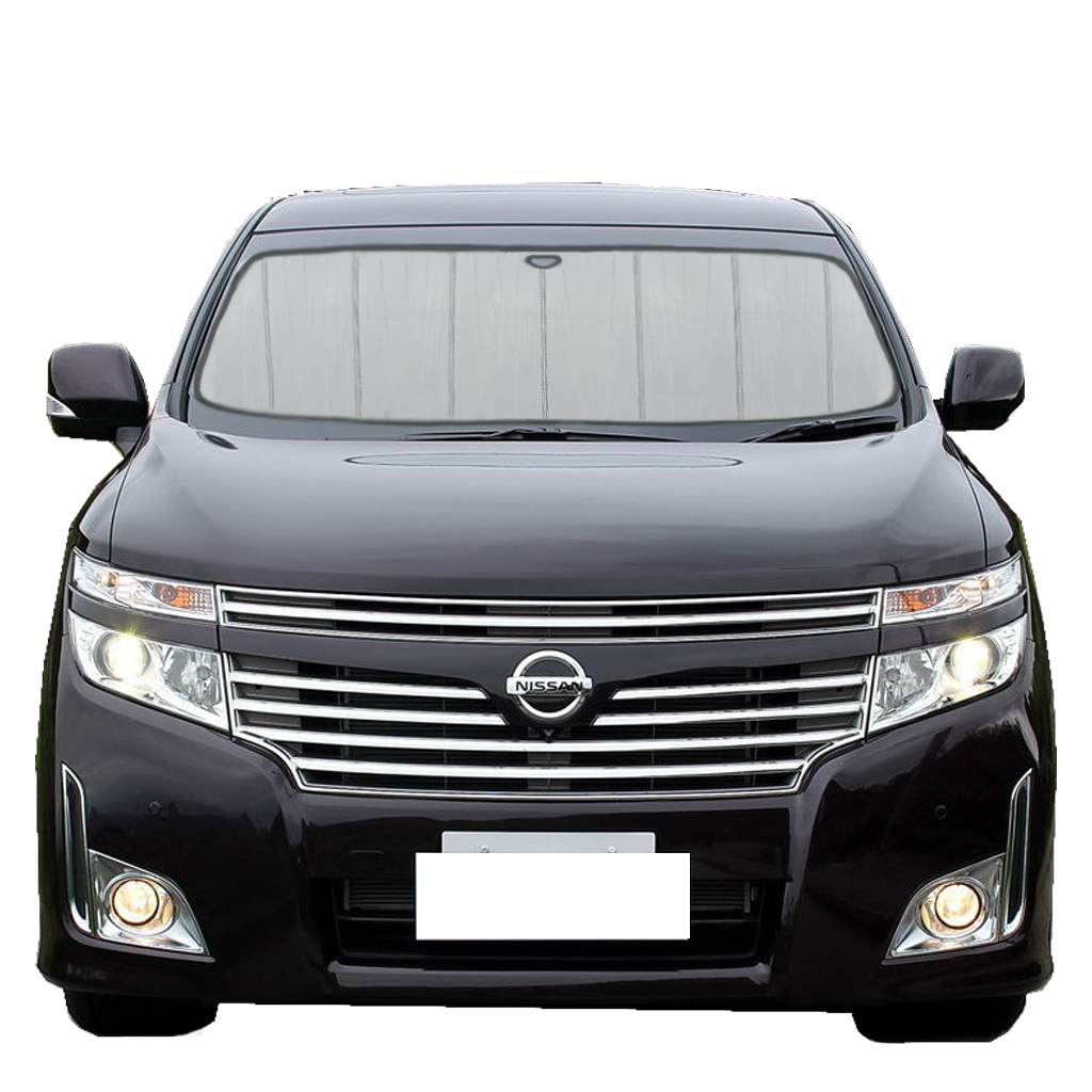 Custom Fit Car Front Window Foldable Sunshade for Nissan Elgrand (2002-2010)