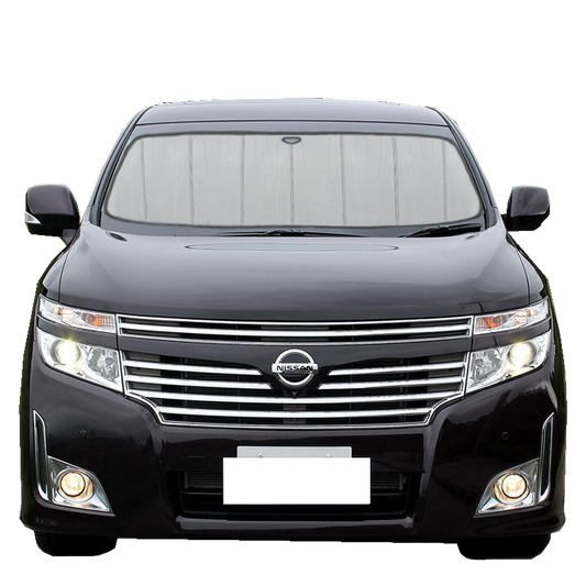 Custom Fit Car Front Window Foldable Sunshade for Nissan Elgrand (2002-2010)