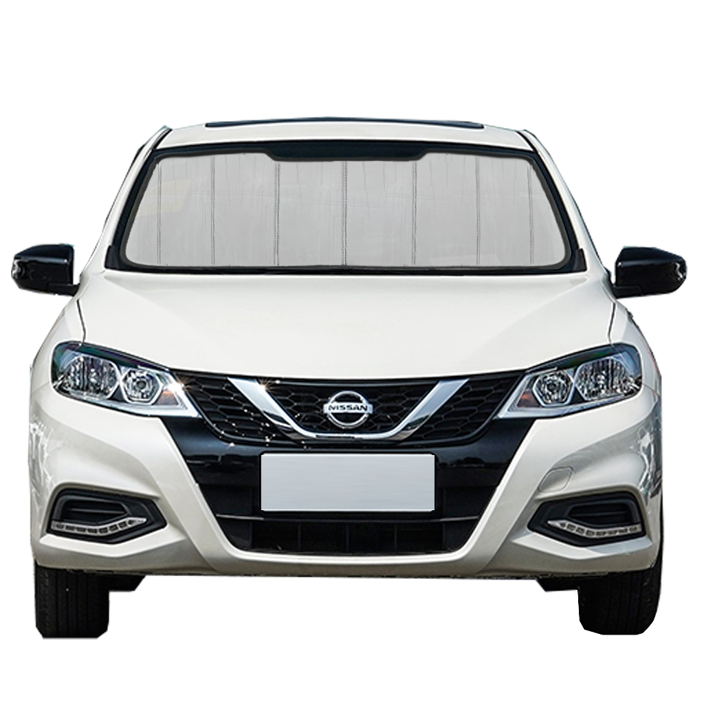 Custom Fit Car Front Window Foldable Sunshade for Nissan Pulsar/Tiida Hatchback (2011-2023)