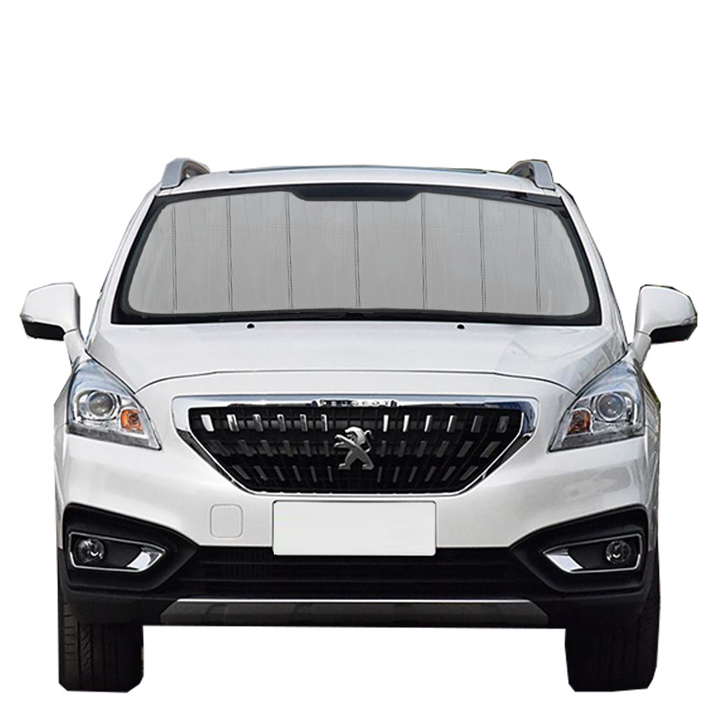 Custom Fit Car Front Window Foldable Sunshade for Peugeot 3008 (2016-Present)