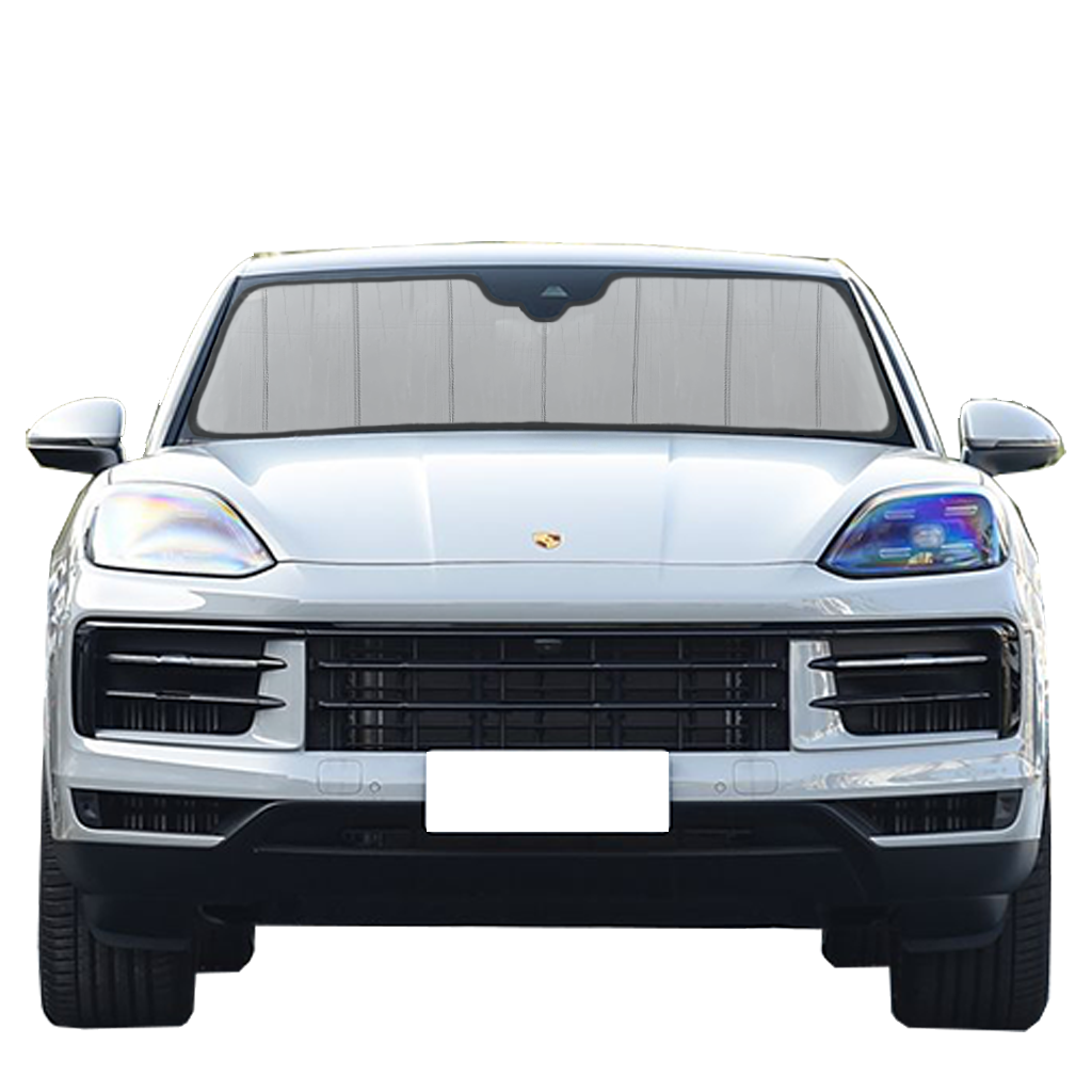 Custom Fit Car Front Window Foldable Sunshade for Porsche Cayenne SUV/Coupe (2018-Present)