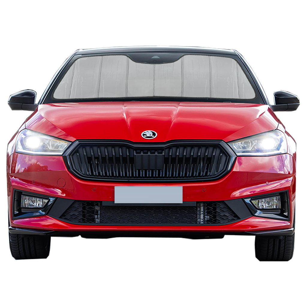 Custom Fit Car Front Window Foldable Sunshade for Skoda Fabia (2021-Present)