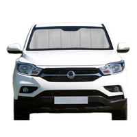 Custom Fit Car Front Window Foldable Sunshade for Ssangyong Musso  (2018-Present)