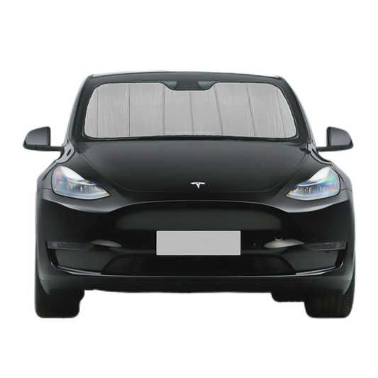 Custom Fit Car Front Window Foldable Sunshade for Tesla Model Y (2020-2024)