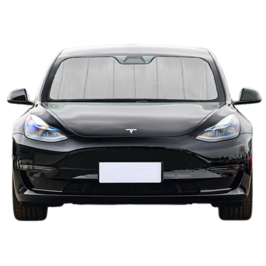 Custom Fit Car Front Window Foldable Sunshade for Tesla Model 3 (2019-2024)