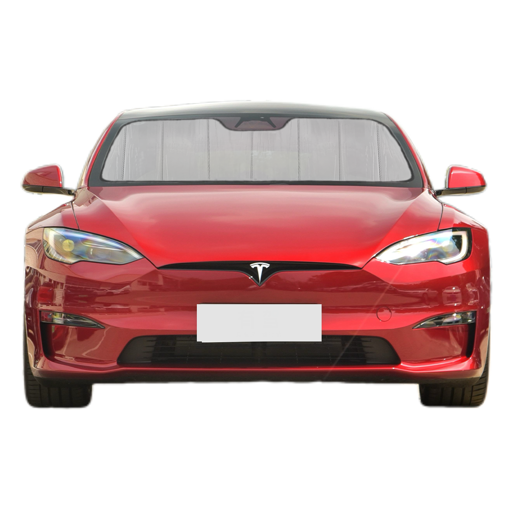 Custom Fit Car Front Window Foldable Sunshade for Tesla Model S (2012-2019)