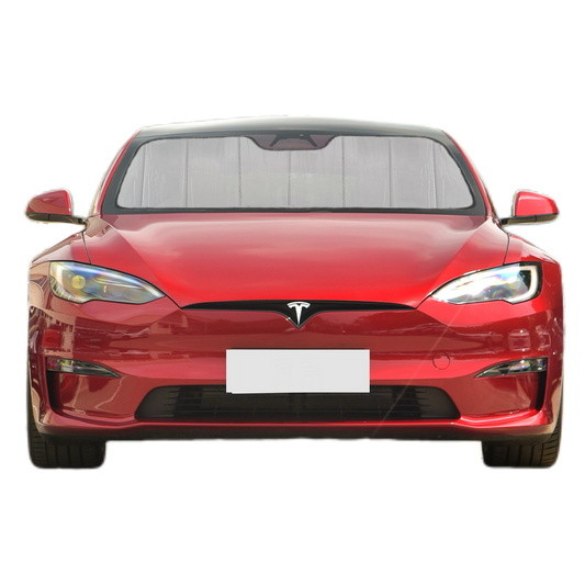 Custom Fit Car Front Window Foldable Sunshade for Tesla Model S (2012-2019)
