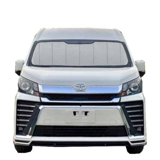 Custom Fit Car Front Window Foldable Sunshade for Toyota HiAce (2004-2019)