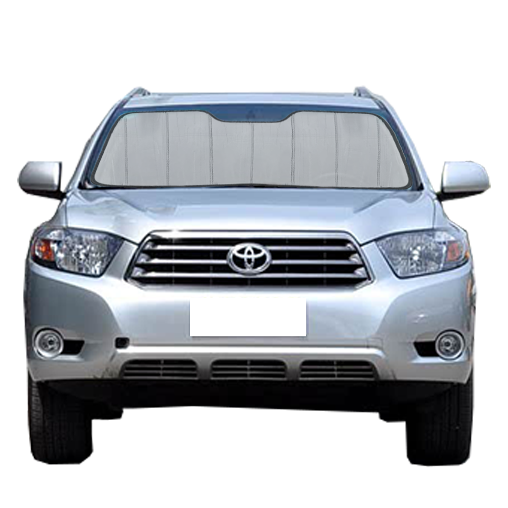 Custom Fit Car Front Window Foldable Sunshade for Toyota Kluger/Highlander (2000-2007)