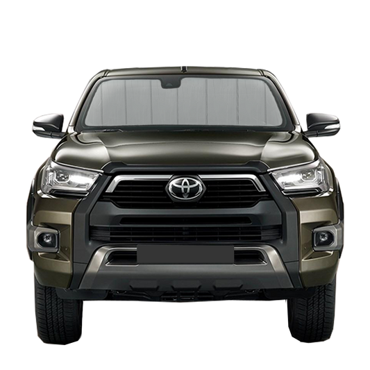 Custom Fit Car Front Window Foldable Sunshade for Toyota Hilux 8th Generation | TruckMasters OX (2015-Present)