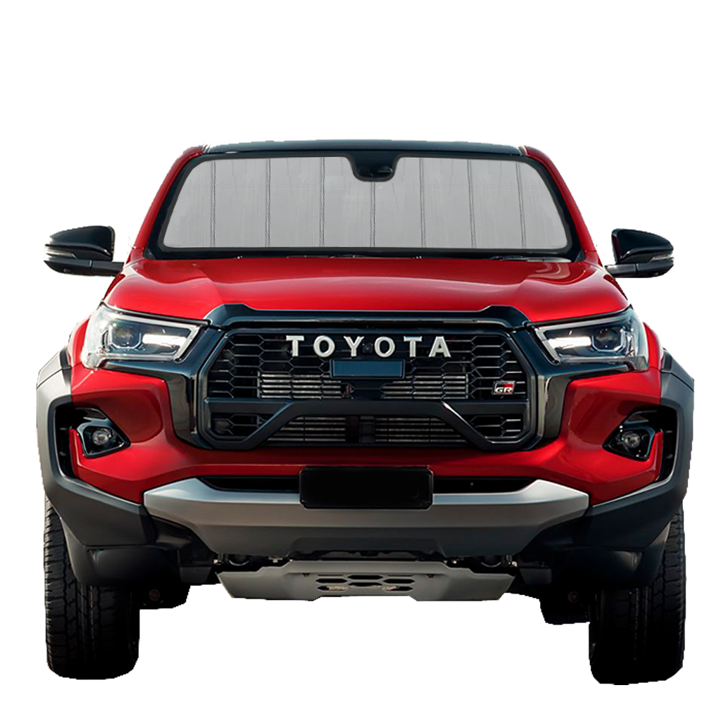 Custom Fit Car Front Window Foldable Sunshade for Toyota Hilux (1997-2005)