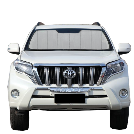 Custom Fit Car Front Window Foldable Sunshade for Toyota LandCruiser Prado 120 Series | Lexus GX 470 (2003-2009)