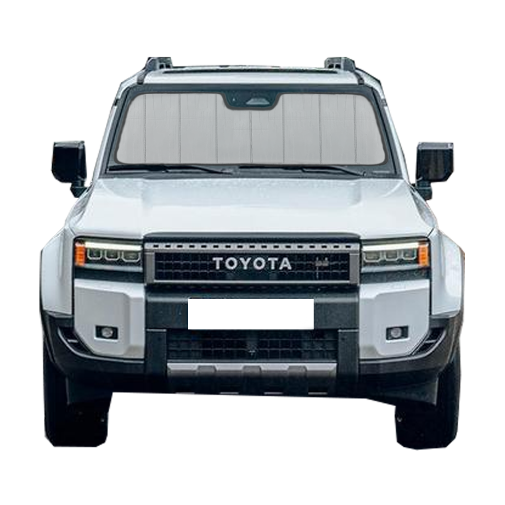 Custom Fit Car Front Window Foldable Sunshade for Toyota LandCruiser Prado 250 Series | Lexus GX (2023-Present)